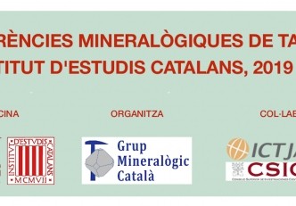 Conferencias mineralógicas de otoño en el Institut d'Estudis Catalans 2019