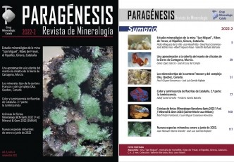 Último número impreso de nuestra revista en castellano <i>Paragénesis</i>