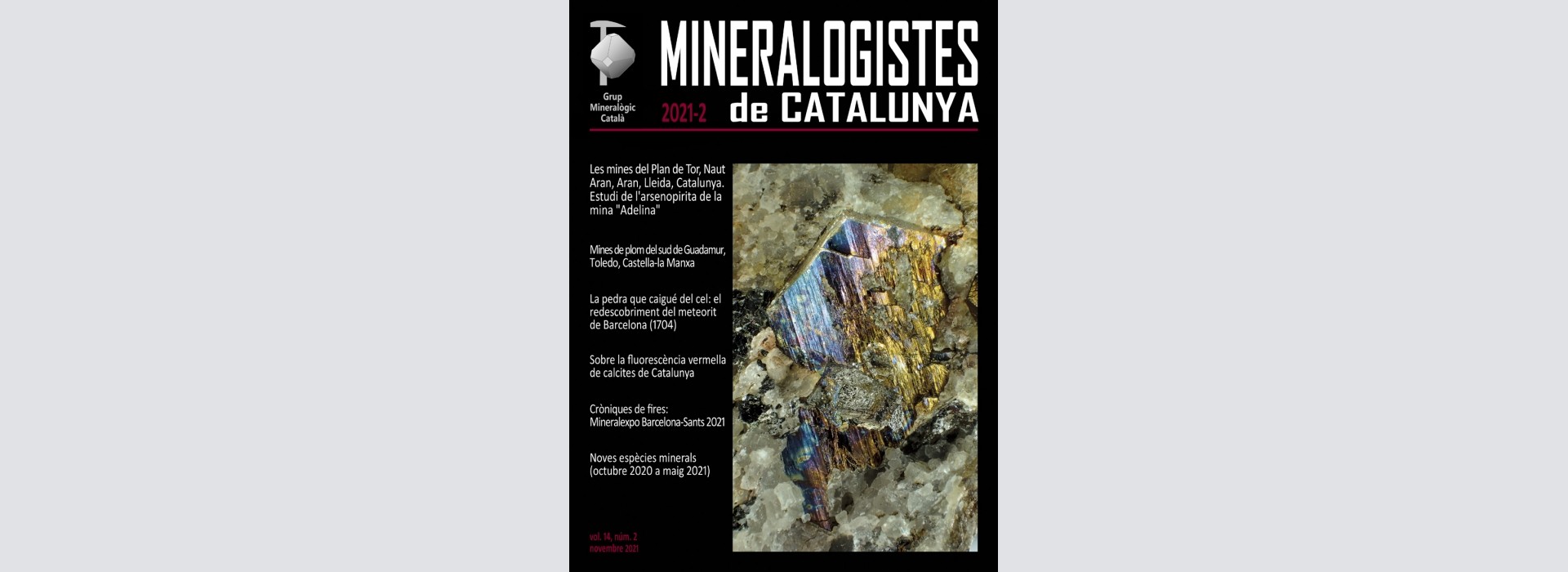 Darrer número de la nostra revista en català <i>Mineralogistes de Catalunya</i>