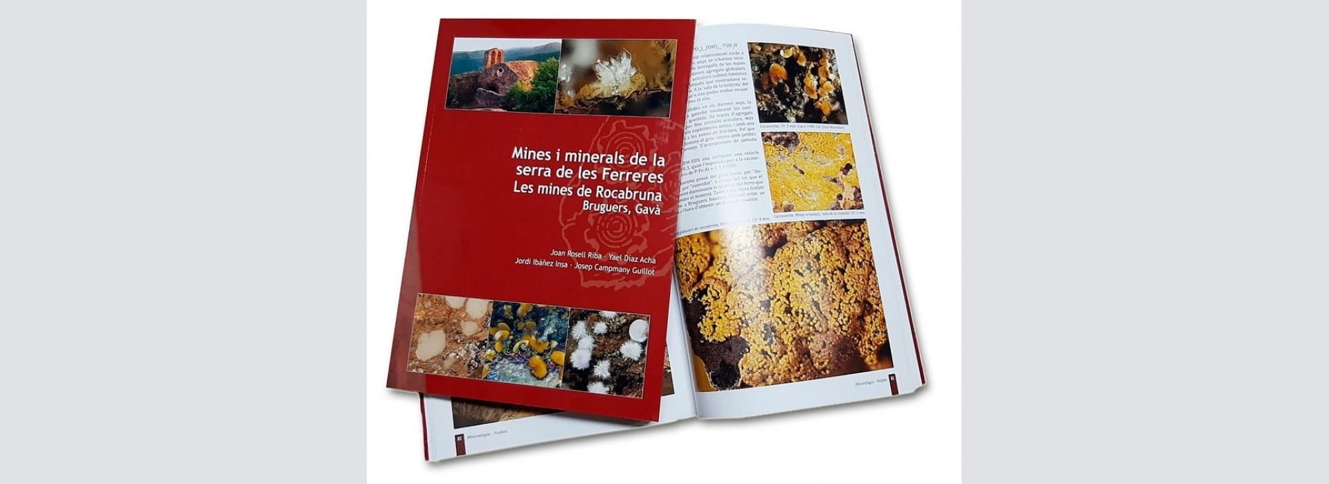 Nou llibre: Mines i minerals de la serra de les Ferreres. Les mines de Rocabruna, Bruguers, Gavà