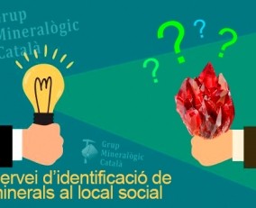 Identificació de minerals al local social - ABRIL