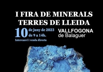 I Feria de minerales Terres de Lleida