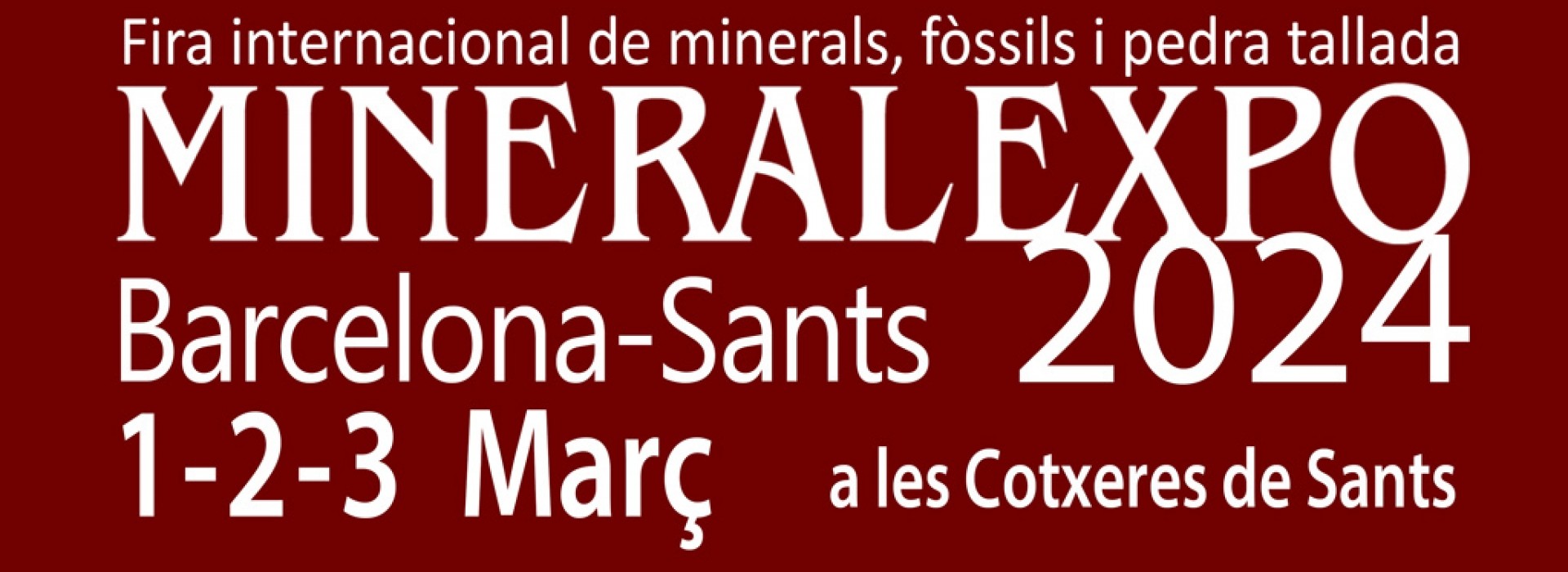 MineralExpo Barcelona-Sants 2024