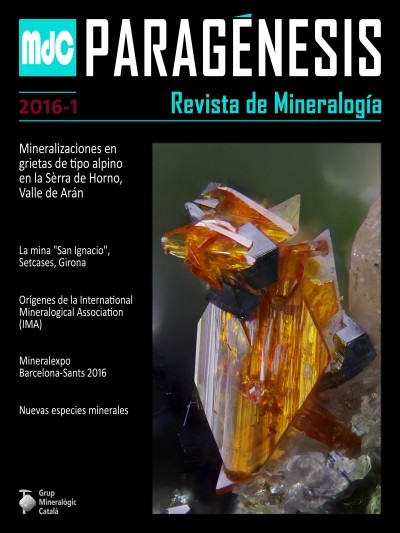 Paragénesis. Revista de Mineralogía (2016-1)