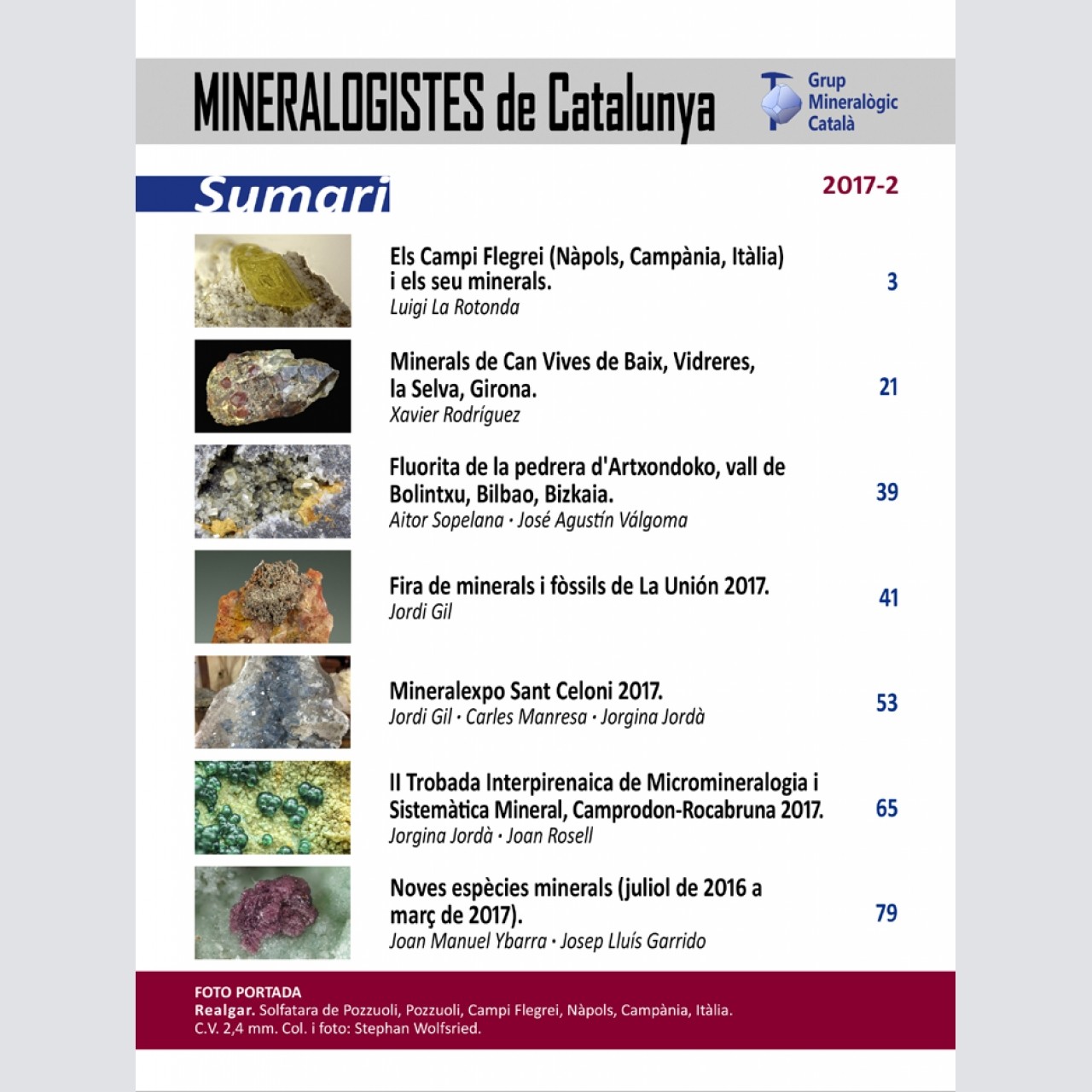 Mineralogistes de Catalunya (2017-2)