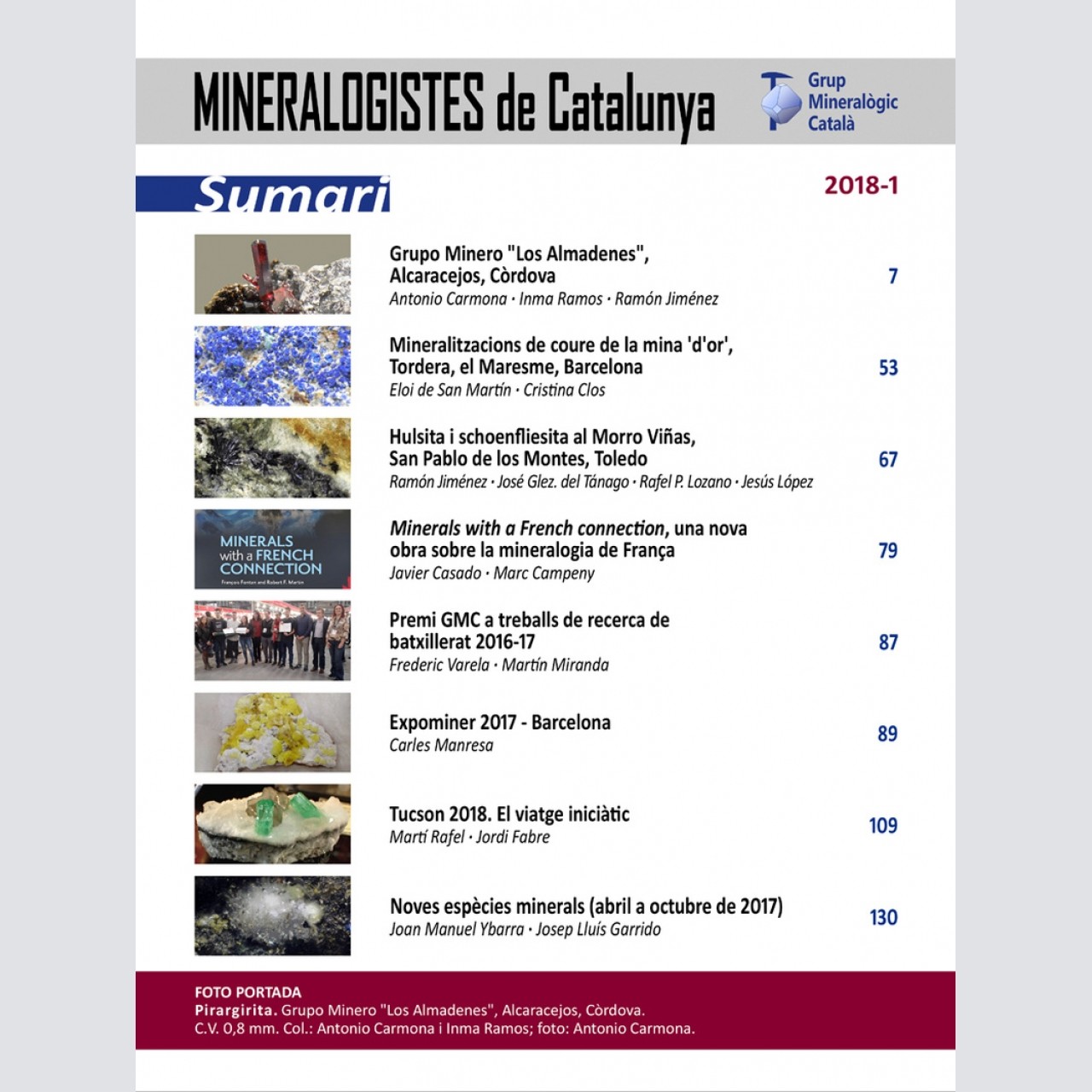 Mineralogistes de Catalunya (2018-1)
