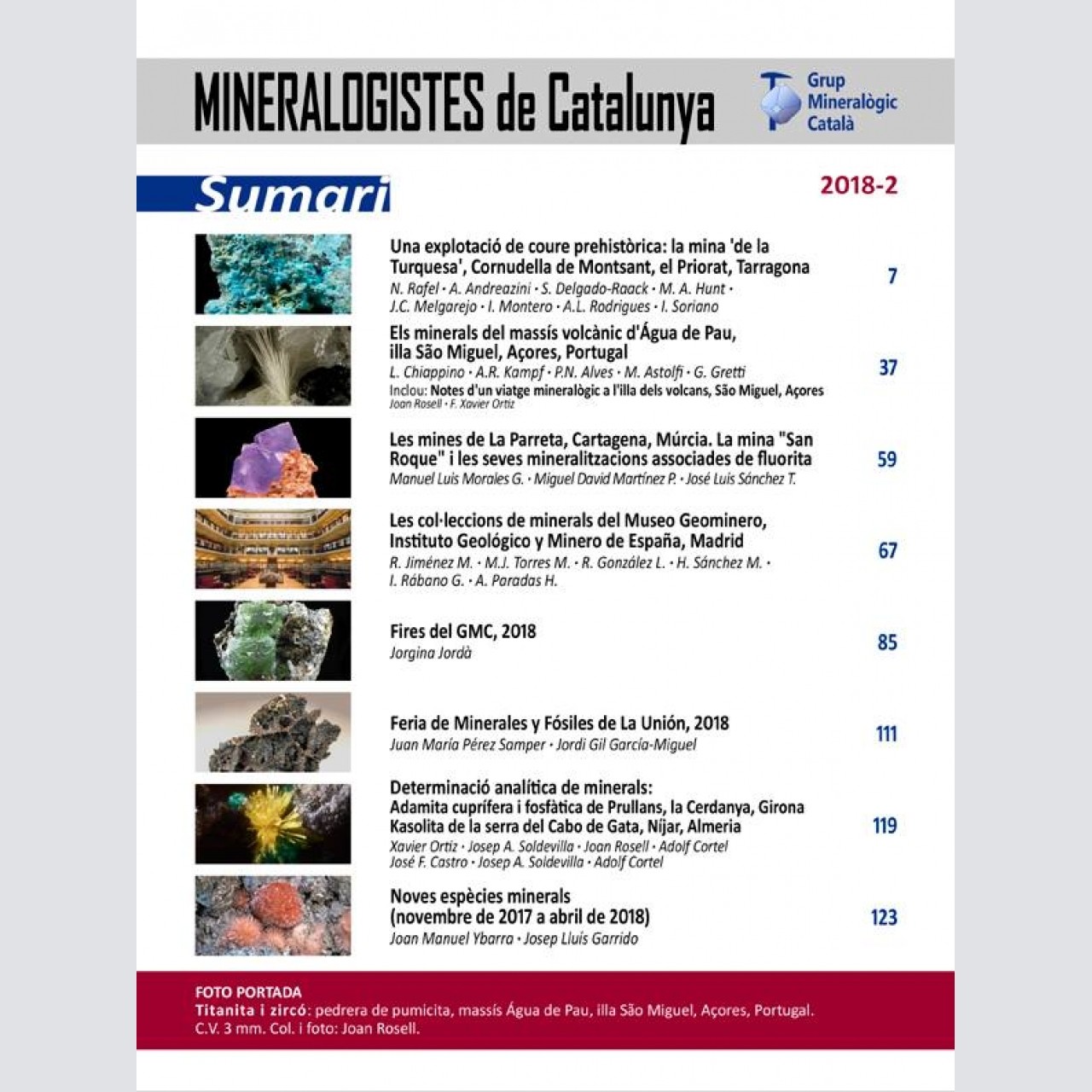 Mineralogistes de Catalunya (2018-2)