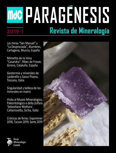 Paragénesis. Revista de Mineralogía (2019-1)