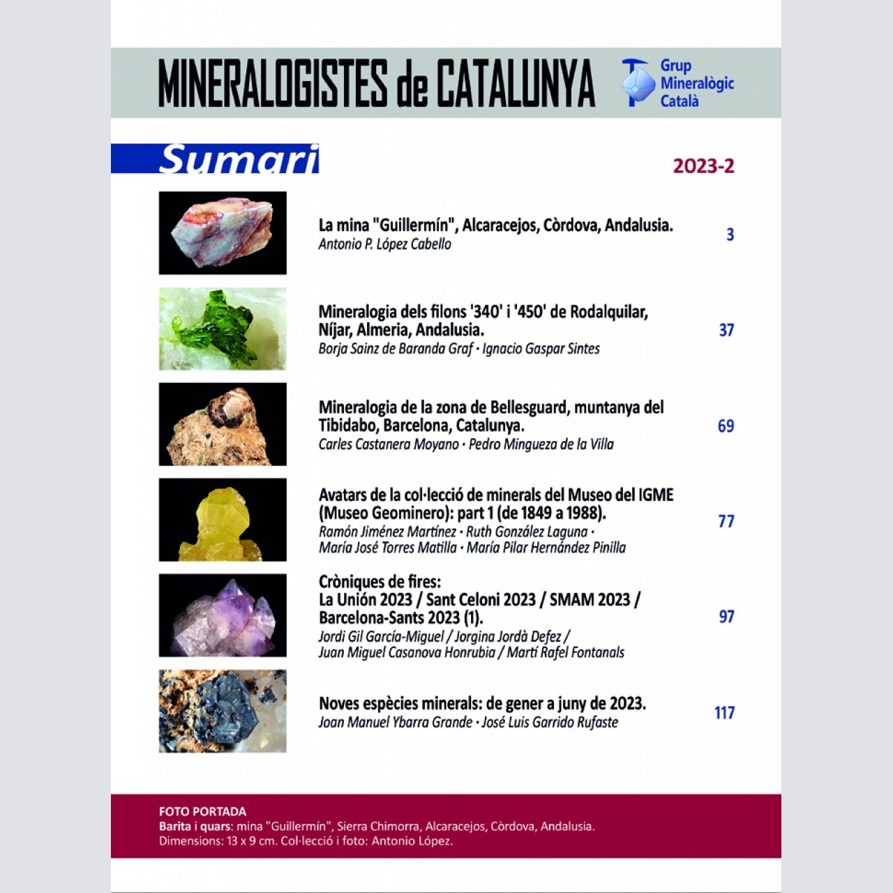 <em>Mineralogistes de Catalunya</em> (2023-2)